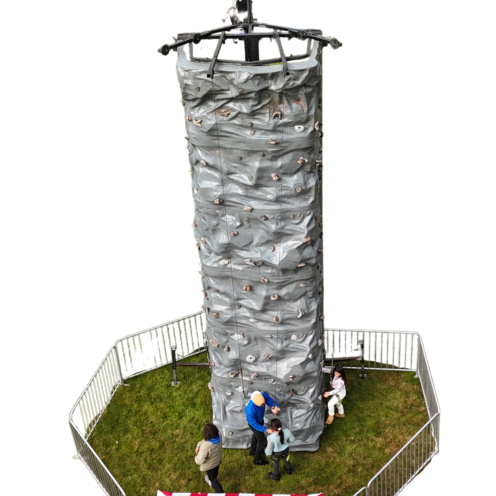 Hard Rock Climbing Wall for Events. Kiddies Fun Trak Rentals